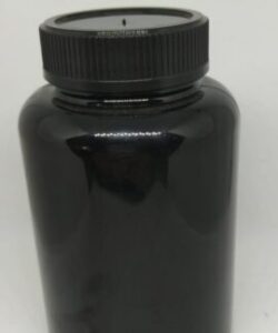 Botol kapsul body hitam 300ml
